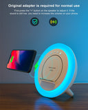 SIDVAR Bluetooth Speaker Night Lightsr,Wireless Charging Modern Speaker,Best Teenage Birthday Gift Ideas Tween Girls Gifts