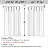 Macochico Extra Wide Pinch Pleated Linen Curtains for Sliding Door Patio Doors with Tieback, Natural Living Room Bedroom Curtain Privacy But Let Light in, 120”Wx96”L, White, 1 Panel