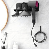 Hair Dryer Wall Mount Holder Compatible with Dyson Supersonic,Hair Styler Nozzle Attachments Organizer Storage Bracket for Bathroom