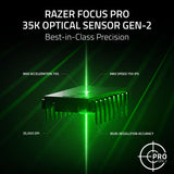 Razer Basilisk V3 Pro 35K Wireless Gaming Mouse, Phantom Green