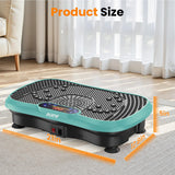 AXV Vibration Plate Fitness Platform Exercise Machine Vibrating Shaking Full Body Shaker Workout Vibrate Stand Shake Board Sport for Weight Loss Fat Burner for Gym Home Office