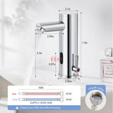 Automatic Touchless Bathroom Sink Faucet Sensor Motion Activated Commercial Hands Free Single Tap Temperature Control Adjustable Handle Auto Basin Brass Faucets for Home Vanity Chrome Polished Finish