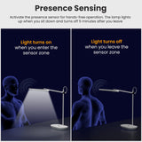 Newkana LED Desk Lamp for Home Office, Eye-Caring Bright Desk Light for Crafting, Architectural Work & Kids Studying, Multi-Angle Adjustable, Dimmable Full Spectrum with Touch & Gesture Control Newkana