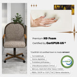 Chromcraft Douglas Set of 4 Casual Dining Chairs Classic Swivel Tilt Dining Chairs with Casters