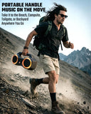 Bluetooth Speaker 80W(Peak)Loud with Bass, 20H Playtime, IPX7 Waterproof, RGB Lights, TWS, Large Portable Wireless Speakers for Outdoor, Home, Party, Pool, Beach, Tailgating, Gym, Work, Gifts (Black)