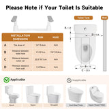 Toilet Safety Rails for Seniors, Super Heavy Duty Handicap Toilet Rails with Foldable Handles, Toilet Safety Frame Rails with Arms for Disabled Pregnant, Toilet Assistance for Elderly