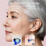iBstone Nova Hearing Aids for Seniors Adults: Superior Sound Quality - Smart Noise Cancelling - No Feedback - 1.5Hrs Charging for 100Hrs Working - Come with Anti-Lost Lanyard - Over-the-Counter