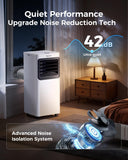 16000 BTU Portable Air Conditioners for Large Room up to 750 Sq. Ft., 5-in-1 Smart AC with WiFi App, Remote Control, Fast Cooling, Dehumidifier, Fan, Sleep Mode, 24H Timer & Window Kit