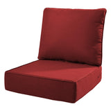 6" Thick Outdoor Cushions 22x24x6, 1-Set Deep Seat Patio Cushions with Removable Cover