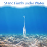 5 Pcs Sputnik Sinker Fishing Equipment Long Tail Fishing Weights Saltwater Surf Casting Sinkers | Silver Gray (6 oz) Sotiff