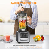 LAMPICK Blenders for Kitchen, 2000W Blender for Smoothies 35000 RPM Professional Grade High-Speed Smothie Blender