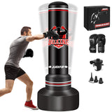 Heavy Punching Bag with Stand Adults Teens,70" Free Standing Boxing Bags,Kickboxing Training Equipment Bags for Men Training Thai Fitness Karate JUOIFIP