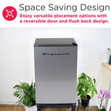 Frigidaire EFR285-6COM, 2.5 cu ft Refrigerator, Stainless Steel Door, Platinum Series