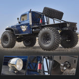 FCXㅤ RocHobby Atlas S 1/10 RC Crawler, 2.4Ghz RC Rock Truck Off Road, RC Car Indoor&Outdoor 2 in 1, RC Rock Crawler 4x4 Hobby Grade for Adults Need to Complete with Battery (Blue)