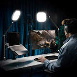 2 Packs Video Conference Light for Computer, Webcam, Video Recording