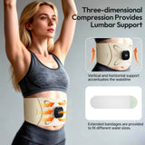 RoundT2 Ab Stimulator Muscle Toner - Heating & Massage Functions, Fat Burning & Abdominal Toning Device, Unisex Portable Home Fitness Equipment for Women Men Gifts