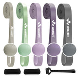 WHATAFIT Resistance Bands,Pull Up Assist Bands Set with Handles, Exercise & Workout Bands with Door Anchor for Men & Women – Home Fitness Equipment for Strength Training, Stretching