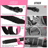 NTIUYOT Upgraded Durable Pedal Resistance Band with Handle, Thickened Latex Tubes and Soft Foam Fabric Foot Pedal, Sit Up Exercise Equipment