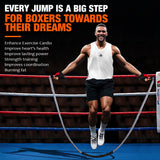 Weighted Jump Rope, 2lb Heavy Duty Jump Rope for Fitness, Battle Rope for Fitness Training, Full Body Exercise at Home Gym for Men and Women, Strengthening Legs, Arms and Stabilizing Muscles HOXWC