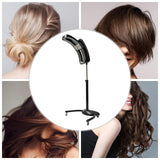 Standing Hair Dryer 900-950W, 360° Rotating Head Hair Dryer with Wheels, Hairdressing Heater Adjustable Angle, Temperature&Time for Hair Care, Coloring, Cold Perming, Hot Oil Treatment (Black)