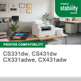 20N10K0 20N10C0 20N10M0 20N10Y0 High Yield Toner Cartridges 4-Color Set