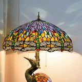 GAUUA Tiffany Table Lamp 18" Tiffany Style Large Table Lamp Dark
