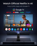 soundcore Nebula X1 Pro Triple Laser 4K Home&Outdoor Projector, 3500 ANSI Lumen Mobile Theater, 7.1.4 Spatial Sound, Official Dolby Atmos, Optical Zoom, 56000:1 Contrast, Intelligent Setup, Office Use
