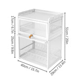 Gdrasuya10 Medium Dish Drying Rack for Kitchen Counter, Stainless Steel Dish Strainer with Cover 2 Tier Kitchen Counter Utensil Holder Drainer Rack Cup Rack (White)