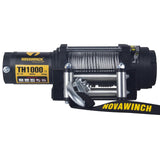 Novawinch TH1000 Electric Hoist 1000 lb - 12V DC Power Hoist with Mechanical Brake - Cable Hoist with Plug in Remote Control - Vertical or Horizontal Mount Lifting System for Material Handling