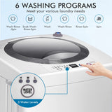 Portable Washing Machine, 8Lbs Capacity Full-automatic Washer COSTWAY