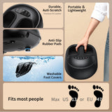 CARESKY® Foot Massager Machine with Heat, Vibration, Rolling Compression, Shiatsu Foot Massager for Plantar Fasciitis, Remote Control - for Women & Men, Relax for Home Office Use