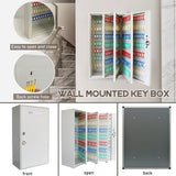Steel Key Cabinet with Hoo & Labels Capaci Box for Home Hotels