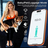 Wyze Smart Scale X Butterfly - Bathroom Scale for Body Weight, BMI, Body Fat, Muscle Mass, Accurate Bluetooth Digital Scale for Body Composition Analyzer | Sync Health Apps | ITO Glass, 400 lbs, Black