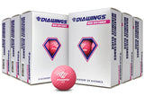 Diawings Max Distance Golf Balls | Distance for Lower Swing Speed Players | 36 Ball Package | DIAWINGS W