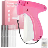 Portable Stitch Gun for Clothes, 1000 White & 1000 Black 5mm Fasteners