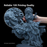 Tabletop 3D Resin Printer with 19*24µm XY Resolution, 8.6*4.8*9.3 Inch Printing Volume for Models