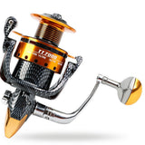 Burning Shark Fishing Reels- 12+1 BB, Light and Smooth Spinning Reels, Powerful Carbon Fiber Drag, Saltwater and Freshwater Fishing-TT3000