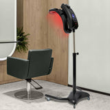 Standing Hair Dryer 900-950W, 360° Rotating Head Hair Dryer with Wheels, Hairdressing Heater Adjustable Angle, Temperature&Time for Hair Care, Coloring, Cold Perming, Hot Oil Treatment (Black)