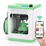 3D Printers with WiFi Cloud Printing, Huge Library, Fully Assembled, Mini 3D Printer for Beginners and Kids with Auto Leveling