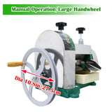Manual Sugarcane Juicer, Sugarcane Press, 3 Stainless Steel Rollers, 330lb/h Output, 2.4" Inlet, Sugar Cane Juice Extractor Squeezer for Home Commercial INTBUYING