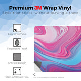 Phone Skin Compatible with Microsoft Surface Laptop 13.8" 8th Edition (2026) - Magenta Pour - Premium 3M Vinyl Protective Wrap Decal Cover - Easy to Apply | Crafted in the USA by MightySkins