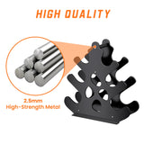 JOSMIMIC Coral-Inspired Dumbbell Rack Stand, 3 Tier A-Frame Design Weight Rack with Handle for Lighter Dumbbells Under 12 Lbs, Compact & Space-Saving Dumbbell Holder for Home Gym (Dumbbells Not Included) Josmimic