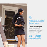 Lockly Secure Pro Smart Door Lock,Fingerprint Keyless Entry Door Lock,Apple Home Key Compatible,Auto Lock, App Remote Control,IP65 Waterproof,Easy Installation