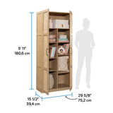 Sauder Miscellaneous Storage Cabinet, Harmony Ash Finish