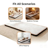 SES Full Body Massage Mat Twin XL, Heated Airbag Massage Mattress Pad, 3 Modes 3 Heat Levels, Memory Foam Massaging Pad for Bed Home Use