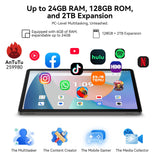 11 Inch Tablet, Android Tablet 16 with Gemini AI, 24GB RAM 128GB ROM Octa-Core Computer Tablets
