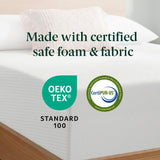 Zinus Green Tea Memory Foam Mattress 12 Inch, Pressure-Relieving Comfort & Full-Body Support, Naturally Fresh, Medium Firm Feel, CertiPUR-US & Oeko-TEX Certified Safe Materials, Queen