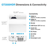 Optoma GT3500HDR 1080p Full HD Home Laser Projector