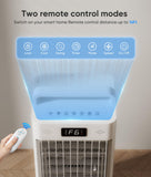 WICOLO Portable Air Conditioners, 3-IN-1 Swamp Cooler, Evaporative Air Cooler,Remote & Touch Control, 90°+90° Oscillation,LED Screen, Air Coolong Fan for Outdoor Indoor