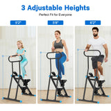 HXD-ERGO Stair Stepper for Home, 6 Adjustable Resistance Vertical Climber Cardio Exercise Machine, Folding Stair Climber for Full Body Workout with Adjustable Handlebar